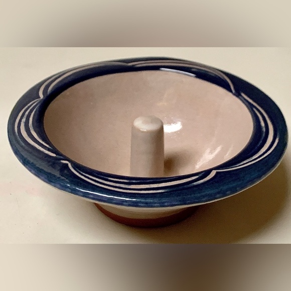 Vintage Unused Glazed Clay Pottery ORIGINAL APPLE BAKER - Picture 1 of 15